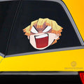 Angry Zenitsu Car Sticker Custom Car Accessories - Gearcarcover - 2
