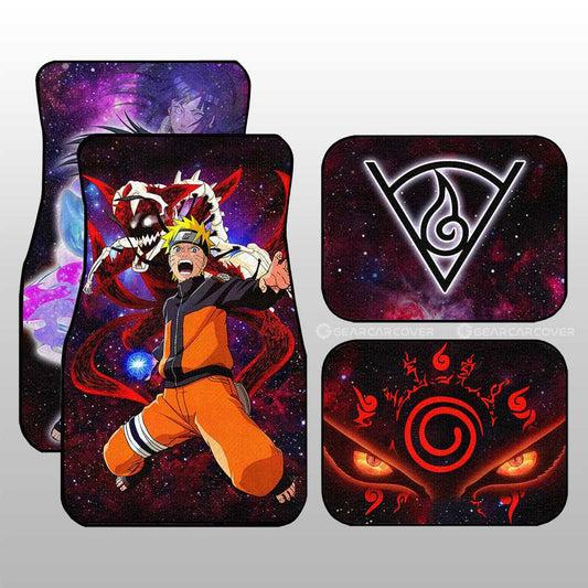 Anime Car Floor Mats Uzumaki And Hinata Galaxy Style Car Accessories - Gearcarcover - 2