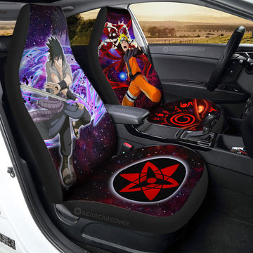 Anime Car Seat Covers Custom And Sasuke Galaxy Style Car Accessories - Gearcarcover - 1