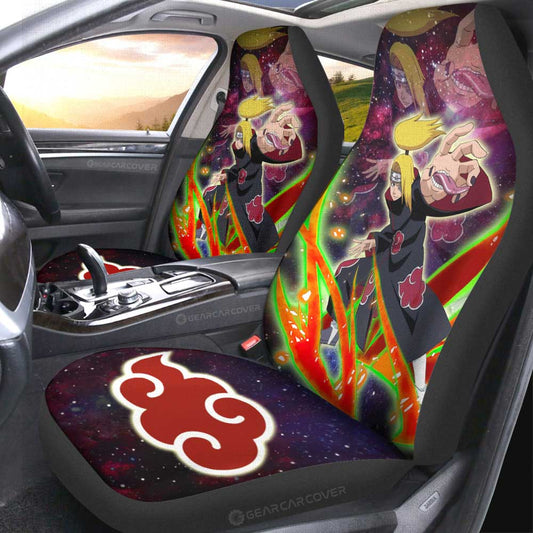 Anime Car Seat Covers Custom Deidara Galaxy Style Car Accessories - Gearcarcover - 2