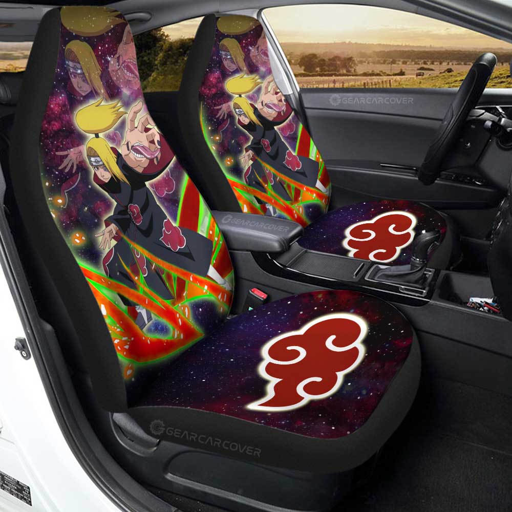 Anime Car Seat Covers Custom Deidara Galaxy Style Car Accessories - Gearcarcover - 1