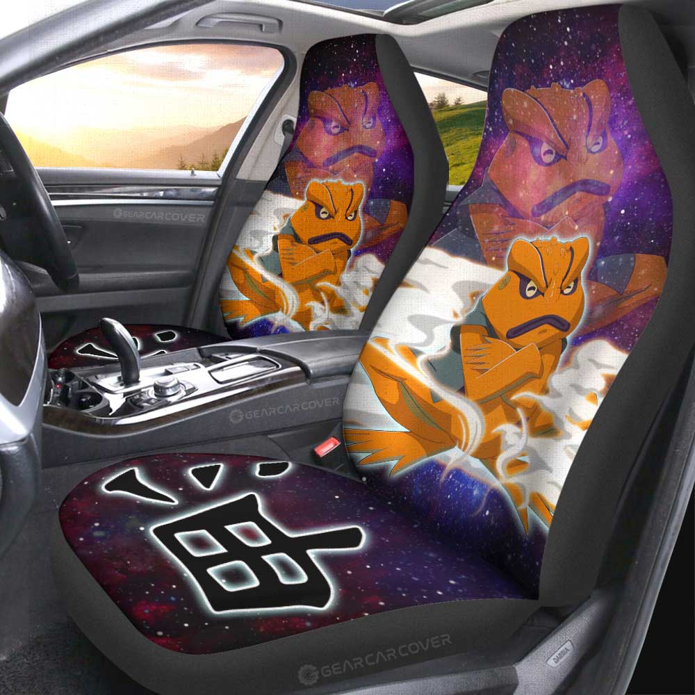 Anime Car Seat Covers Custom Gamakichi Galaxy Style Car Accessories - Gearcarcover - 2