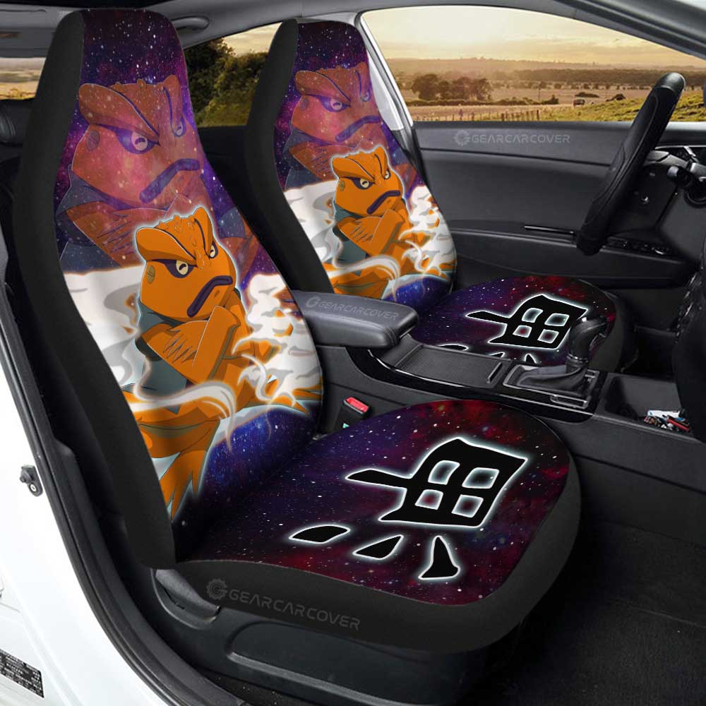 Anime Car Seat Covers Custom Gamakichi Galaxy Style Car Accessories - Gearcarcover - 1