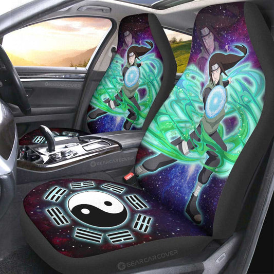 Anime Car Seat Covers Custom Hyuuga Neji Galaxy Style Car Accessories - Gearcarcover - 2