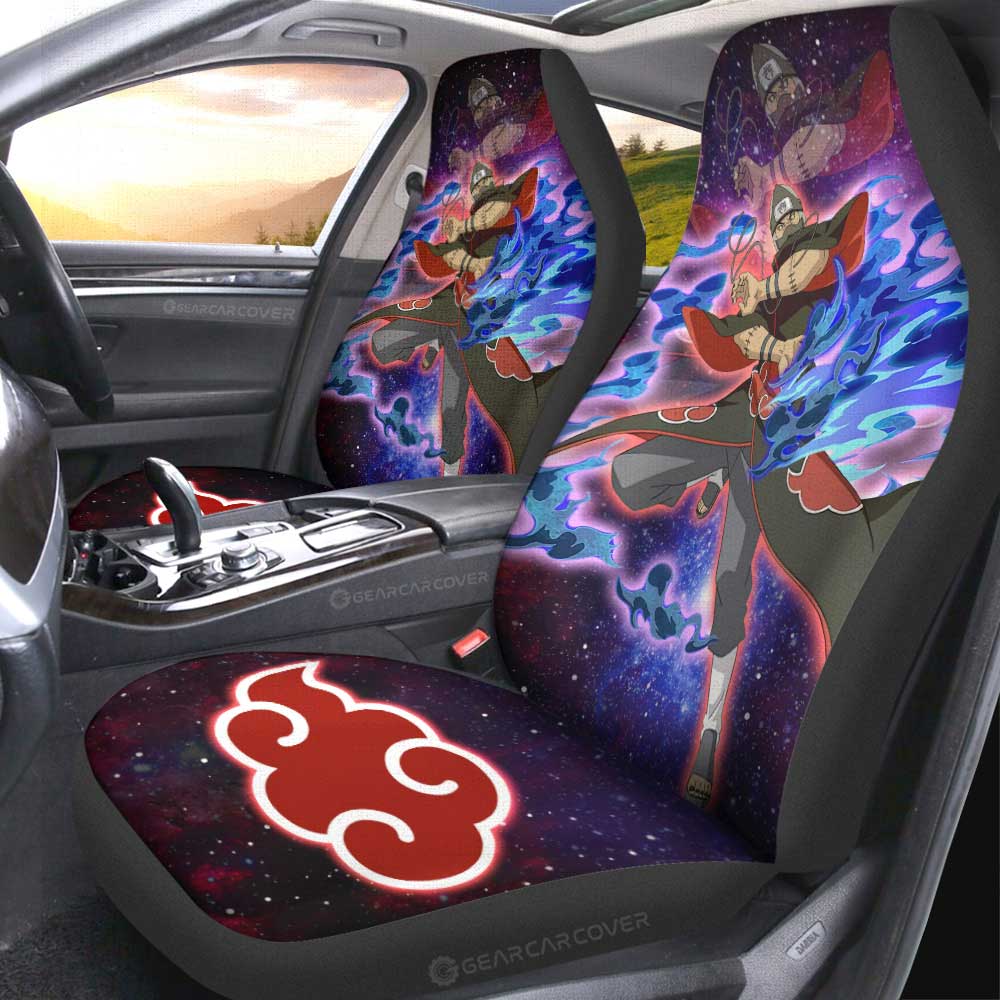 Anime Car Seat Covers Custom Kakuzu Galaxy Style Car Accessories - Gearcarcover - 2