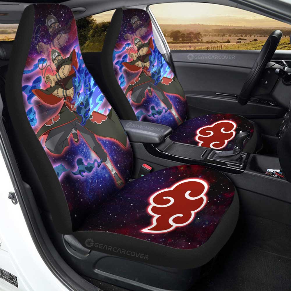 Anime Car Seat Covers Custom Kakuzu Galaxy Style Car Accessories - Gearcarcover - 1