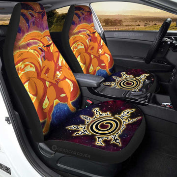 Anime Car Seat Covers Custom Kurama Galaxy Style Car Accessories - Gearcarcover - 1