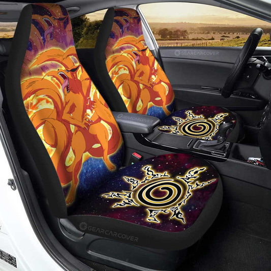 Anime Car Seat Covers Custom Kurama Galaxy Style Car Accessories - Gearcarcover - 1