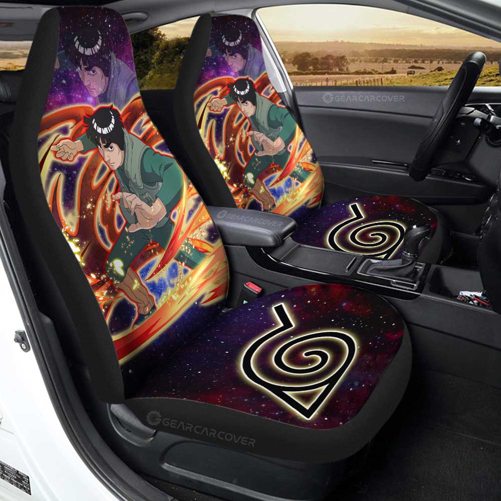 Anime Car Seat Covers Custom Might Guy Galaxy Style Car Accessories - Gearcarcover - 1