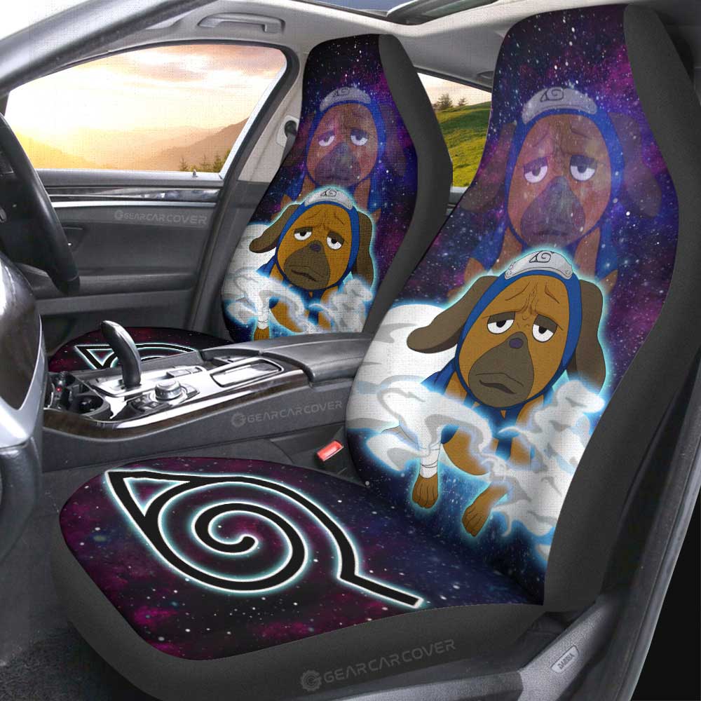 Anime Car Seat Covers Custom Pakkun Galaxy Style Car Accessories - Gearcarcover - 2