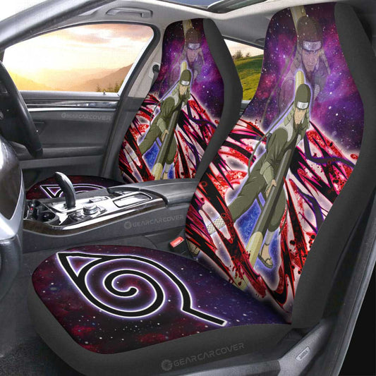 Anime Car Seat Covers Custom Sarutobi Hiruzen Galaxy Style Car Accessories - Gearcarcover - 2