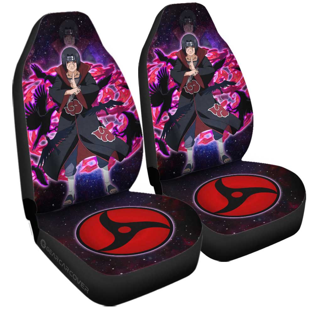 Anime Car Seat Covers Custom Uchiha Itachi Galaxy Style Car Accessories - Gearcarcover - 3