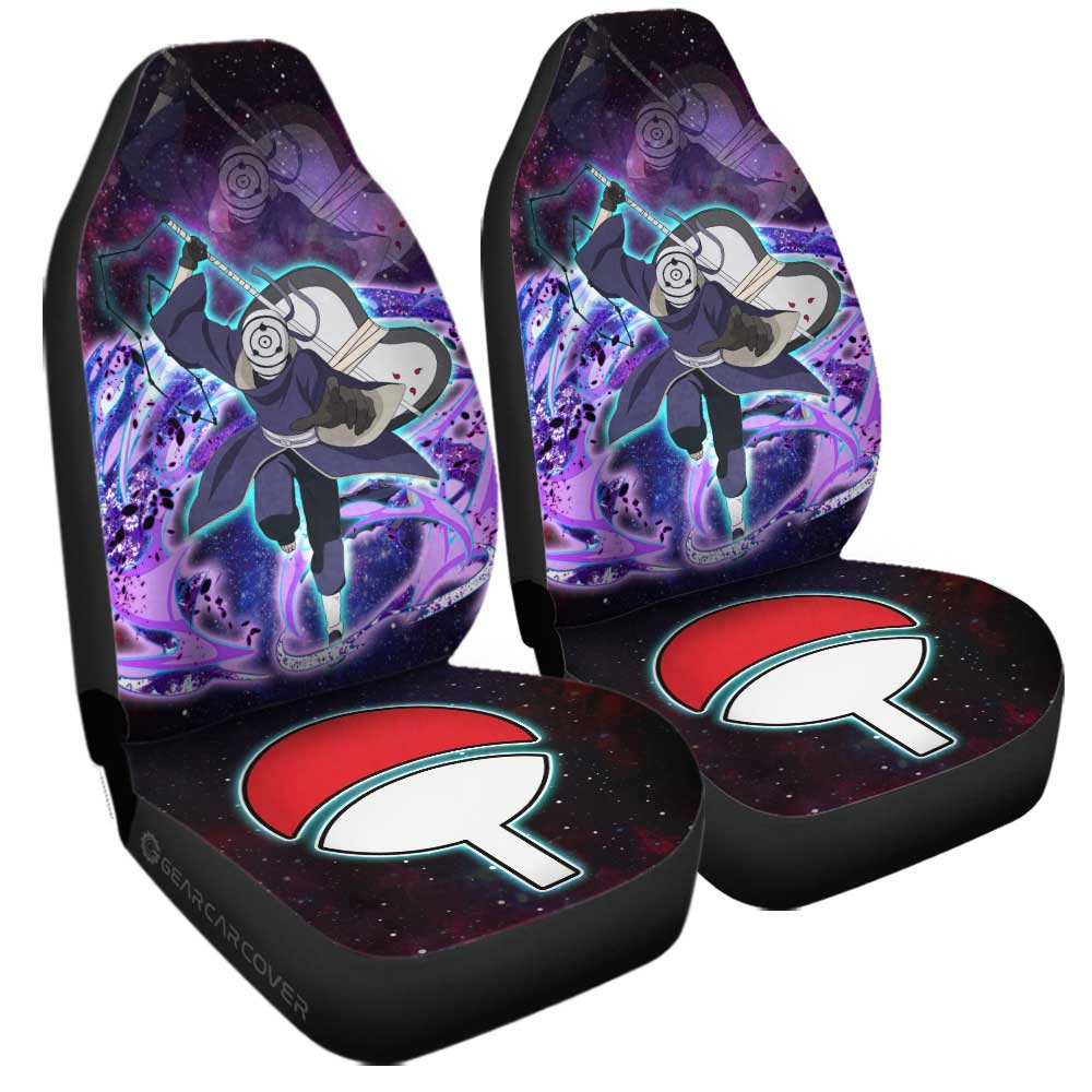 Anime Car Seat Covers Custom Uchiha Obito Galaxy Style Car Accessories - Gearcarcover - 3