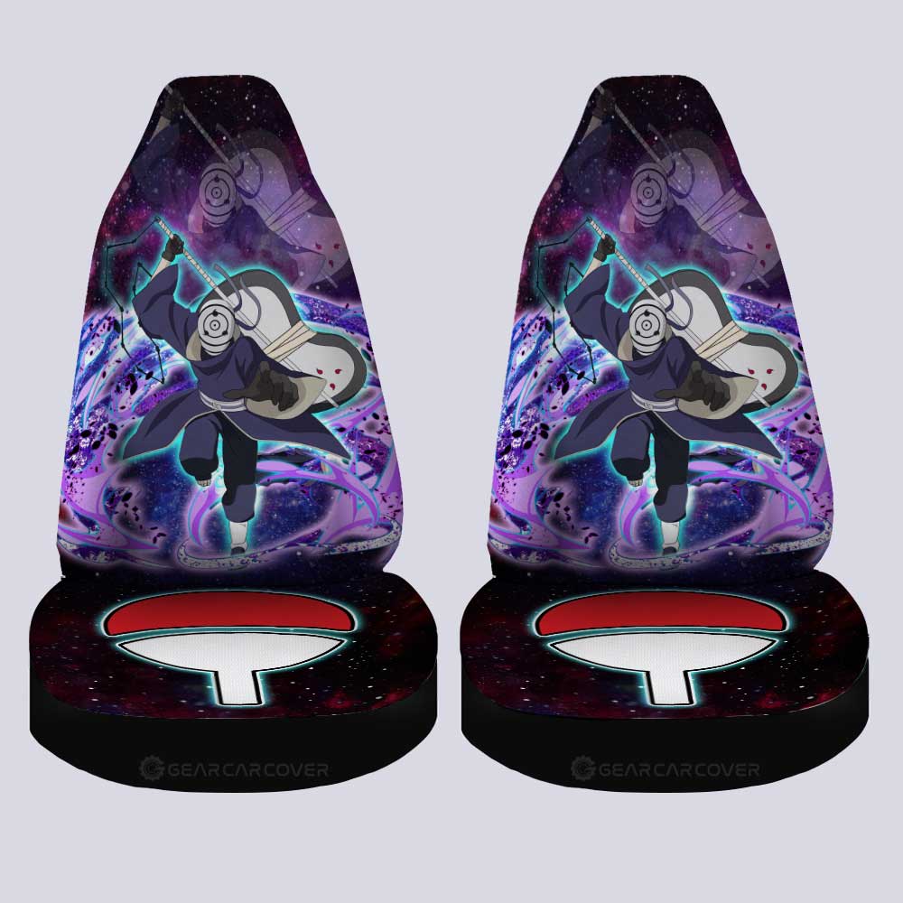Anime Car Seat Covers Custom Uchiha Obito Galaxy Style Car Accessories - Gearcarcover - 4