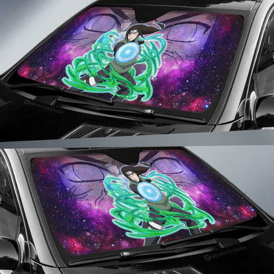 Anime Car Sunshade Custom Hyuuga Neji Galaxy Style Car Accessories - Gearcarcover - 2