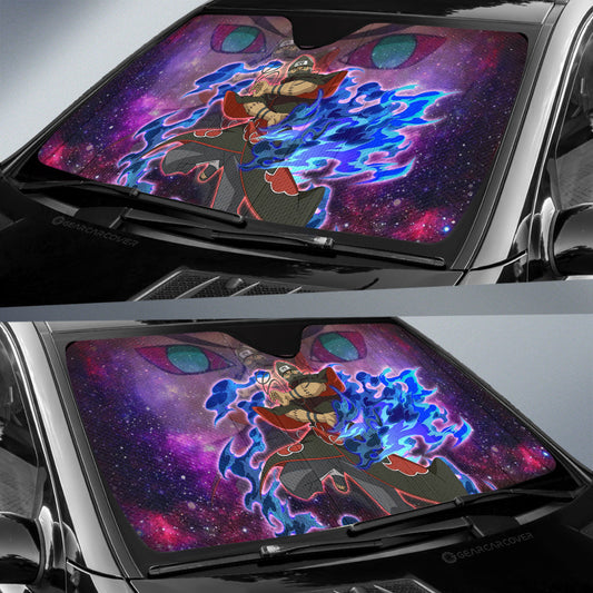 Anime Car Sunshade Custom Kakuzu Galaxy Style Car Accessories - Gearcarcover - 2