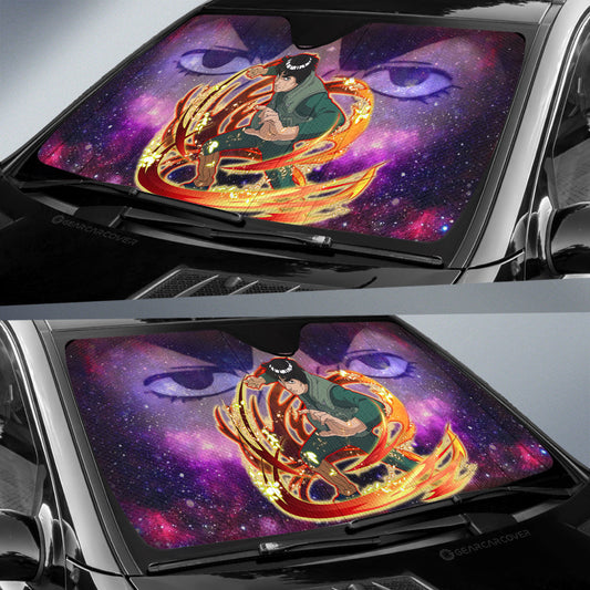 Anime Car Sunshade Custom Might Guy Galaxy Style Car Accessories - Gearcarcover - 2