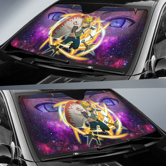 Anime Car Sunshade Custom Namikaze Minato Galaxy Style Car Accessories - Gearcarcover - 2