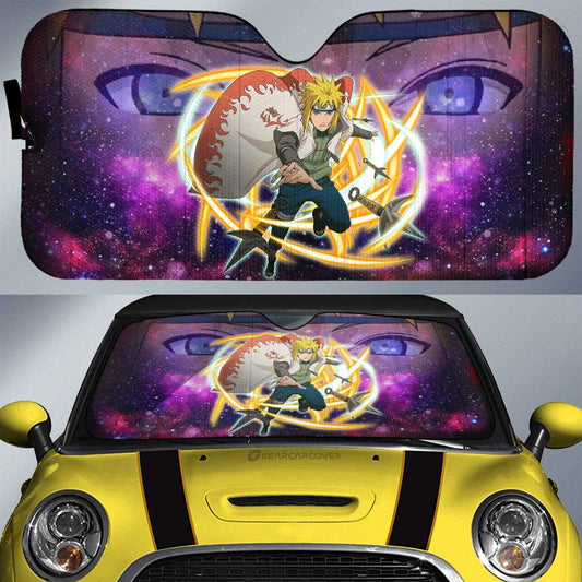 Anime Car Sunshade Custom Namikaze Minato Galaxy Style Car Accessories - Gearcarcover - 1