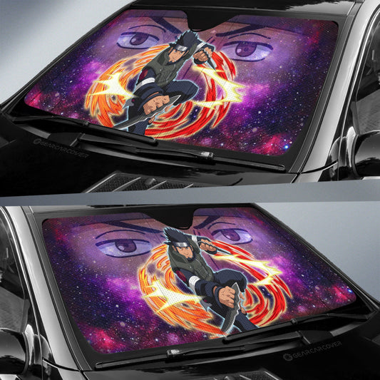 Anime Car Sunshade Custom Sarutobi Asuma Galaxy Style Car Accessories - Gearcarcover - 2