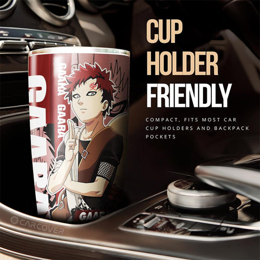 Anime Gaara Tumbler Cup Custom Car Accessories - Gearcarcover - 2