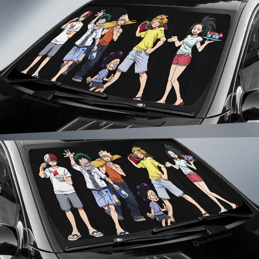 Anime Heroes Friends Car Sunshade Custom Car Interior Accessories - Gearcarcover - 2