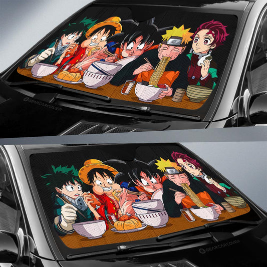 Anime Heroes Friends Car Sunshade Custom Car Interior Accessories - Gearcarcover - 2