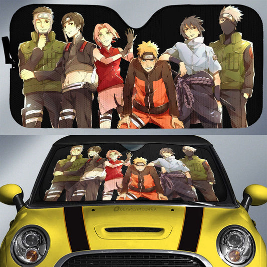 Anime Heroes Friends Car Sunshade Custom Car Interior Accessories - Gearcarcover - 1