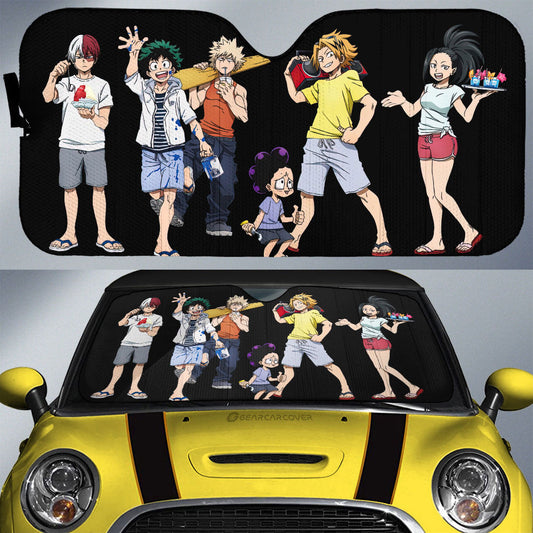 Anime Heroes Friends Car Sunshade Custom Car Interior Accessories - Gearcarcover - 1