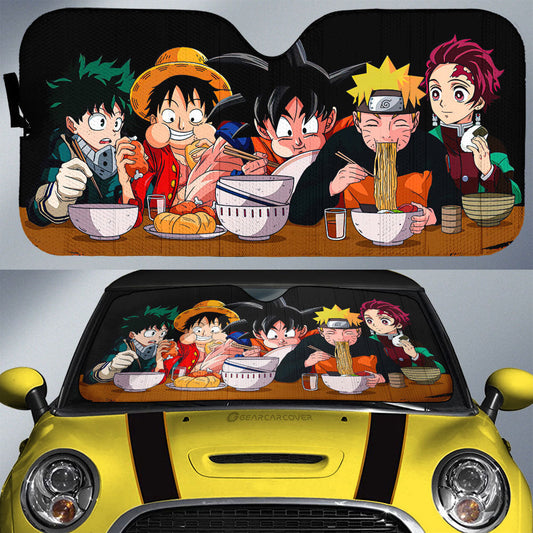 Anime Heroes Friends Car Sunshade Custom Car Interior Accessories - Gearcarcover - 1