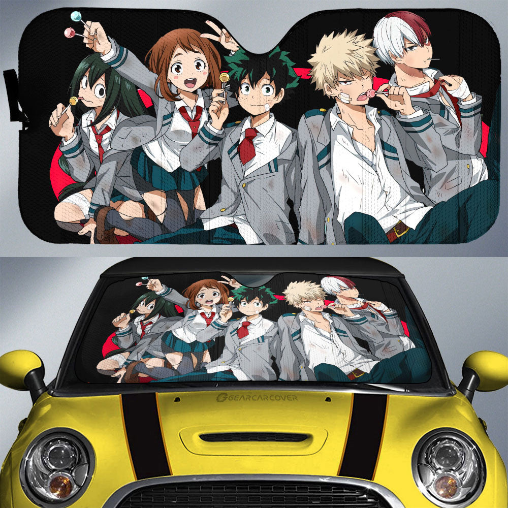 Anime Heroes Friends Car Sunshade Custom Car Interior Accessories - Gearcarcover - 1