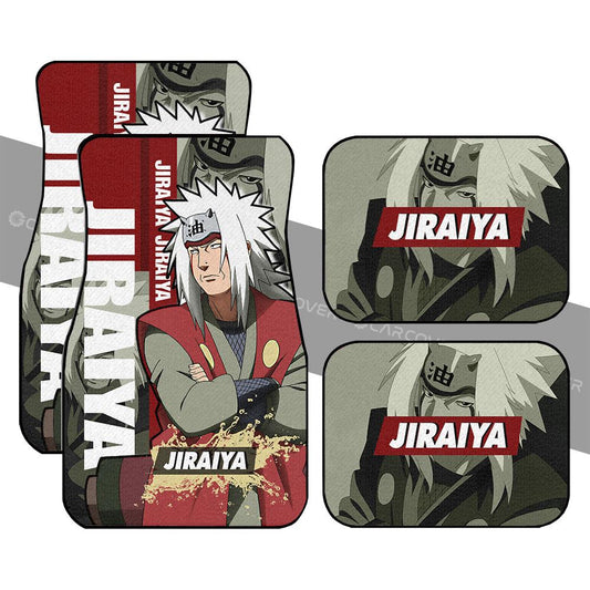 Anime Jiraiya Car Floor Mats Custom Car Accessories - Gearcarcover - 1