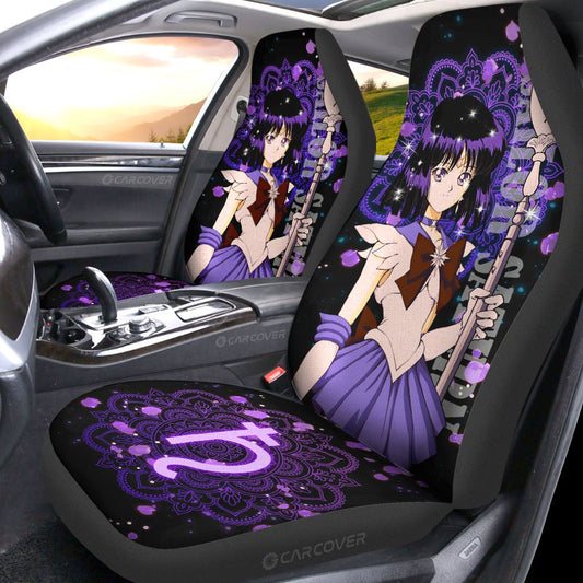 Anime Sailor Saturn Car Seat Covers Custom Sailor Moon Car Interior Accessories - Gearcarcover - 2