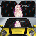 Anime Sexy Girl Code:002 Zero Two Car Sunshade Custom DARLING In The FRANXX Anime - Gearcarcover - 1