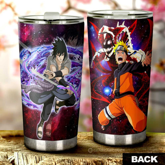 Anime Tumbler Cup Custom And Sasuke Galaxy Style Car Accessories - Gearcarcover - 1