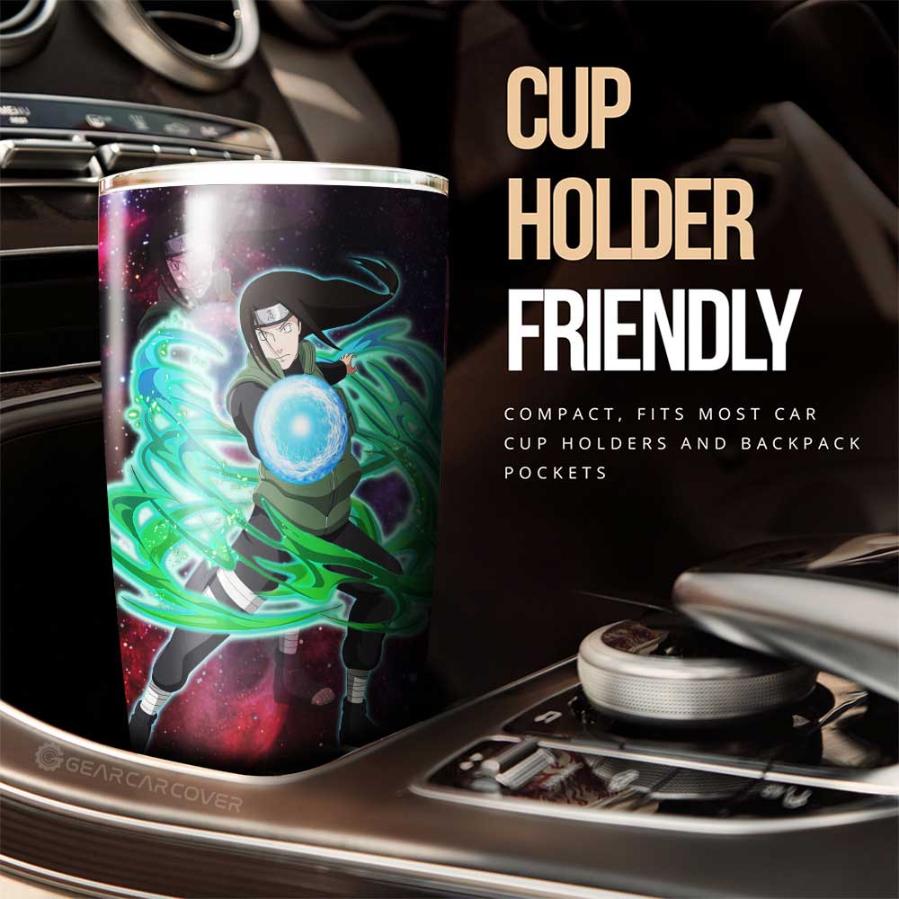 Anime Tumbler Cup Custom Hyuuga Neji Galaxy Style Car Accessories - Gearcarcover - 2