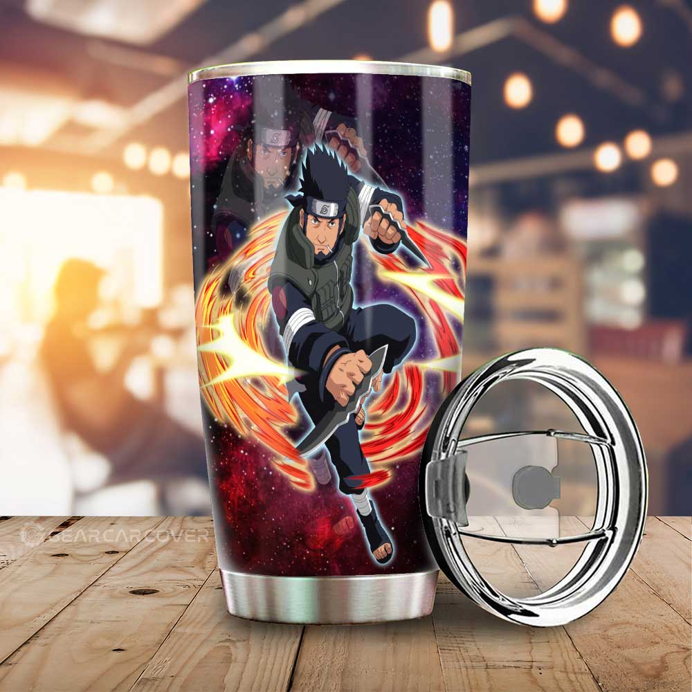 Anime Tumbler Cup Custom Sarutobi Asuma Galaxy Style Car Accessories - Gearcarcover - 1