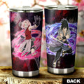 Anime Tumbler Cup Custom Sasuke And Sakura Galaxy Style Car Accessories - Gearcarcover - 1