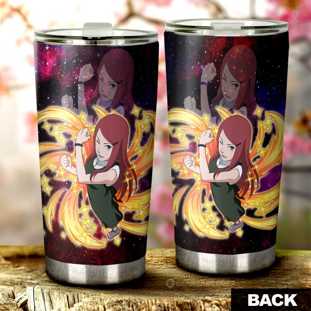 Anime Tumbler Cup Custom Uzumaki Kushina Galaxy Style Car Accessories - Gearcarcover - 3