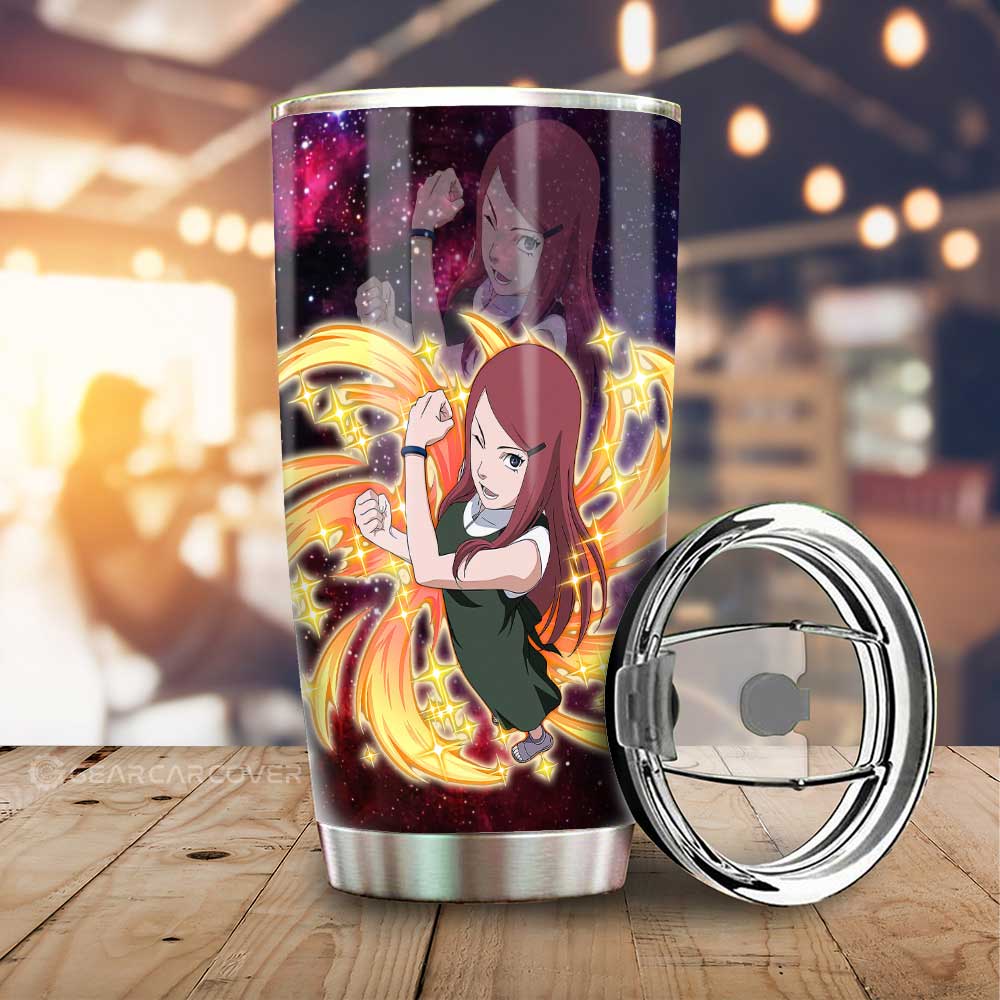 Anime Tumbler Cup Custom Uzumaki Kushina Galaxy Style Car Accessories - Gearcarcover - 1