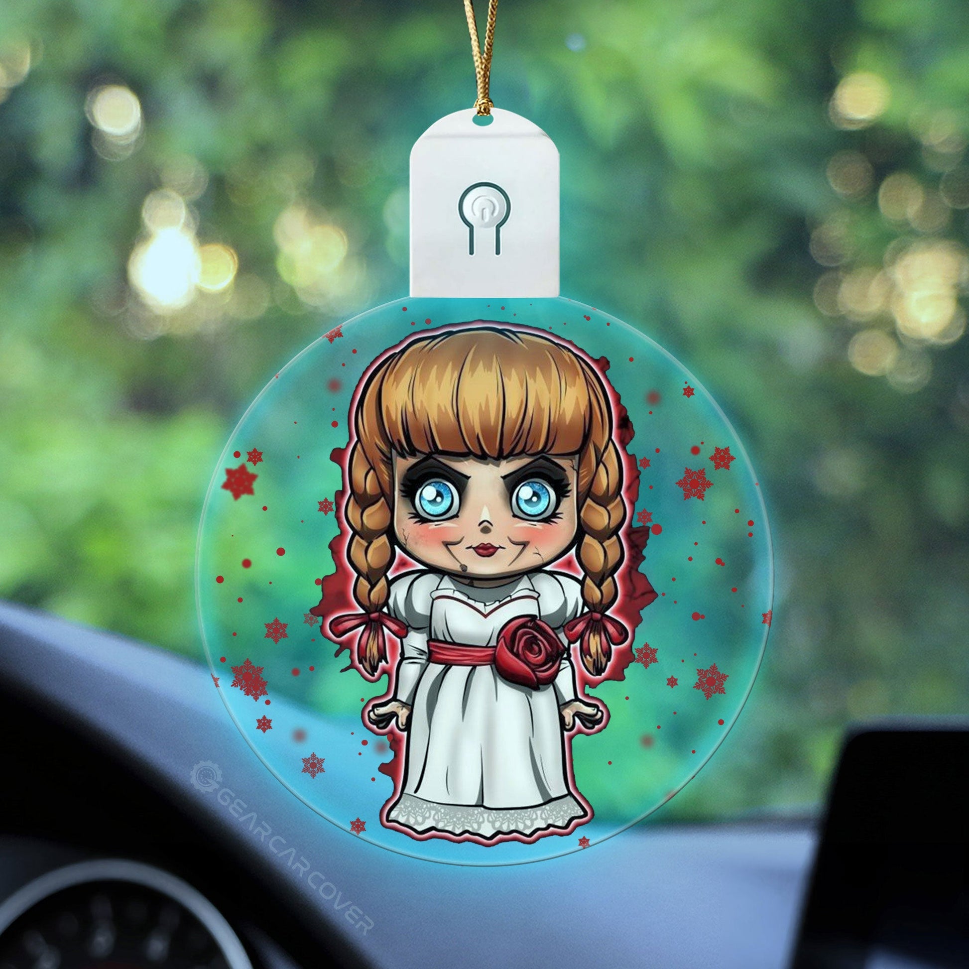 Annabelle Led Ornament Custom Car Decorations - Gearcarcover - 2