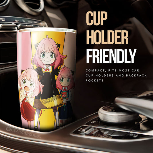 Anya Forger Tumbler Cup Custom Car Accessories - Gearcarcover - 2