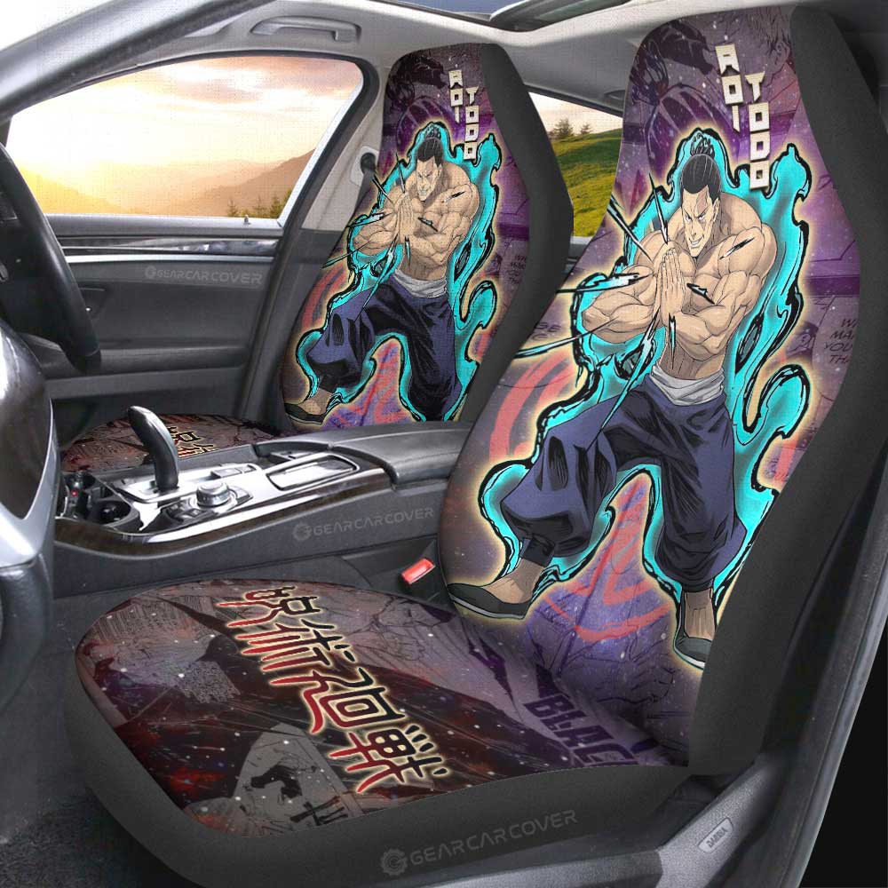 Aoi Todo Car Seat Covers Custom Galaxy Manga Style - Gearcarcover - 2