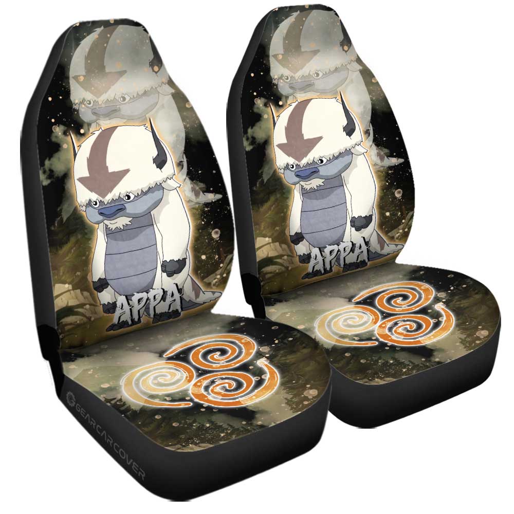 Appa Car Seat Covers Custom Avatar The Last - Gearcarcover - 3