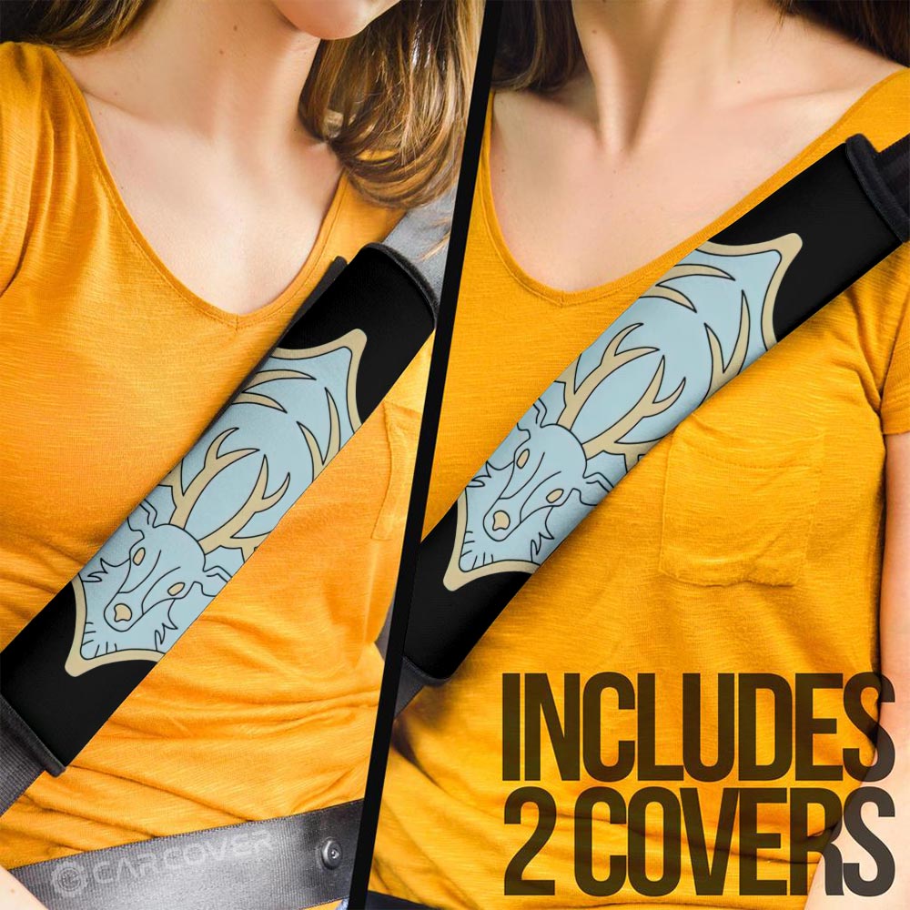 Aqua Deer Seat Belt Covers Custom Car Accessories - Gearcarcover - 3