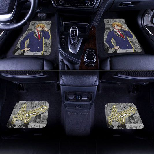 Aquamarine Hoshino Car Floor Mats Custom Anime Car Accessories - Gearcarcover - 2