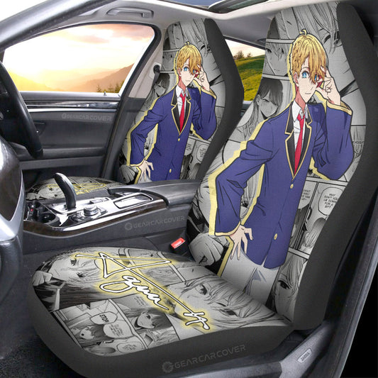 Aquamarine Hoshino Car Seat Covers Custom Anime Car Accessories - Gearcarcover - 1