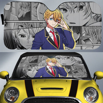 Aquamarine Hoshino Car Sunshade Custom Anime Car Accessories - Gearcarcover - 1