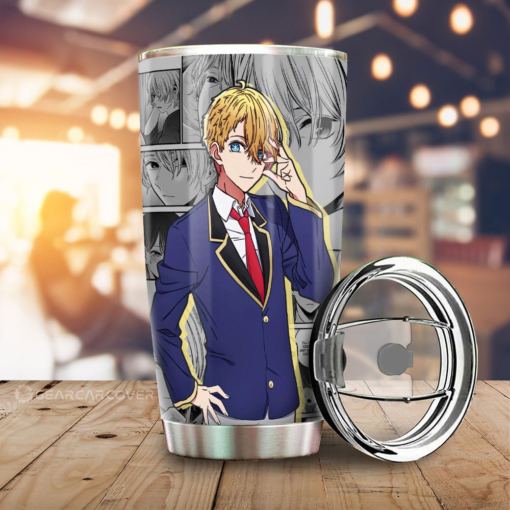 Aquamarine Hoshino Tumbler Cup Custom Anime Car Accessories - Gearcarcover - 1