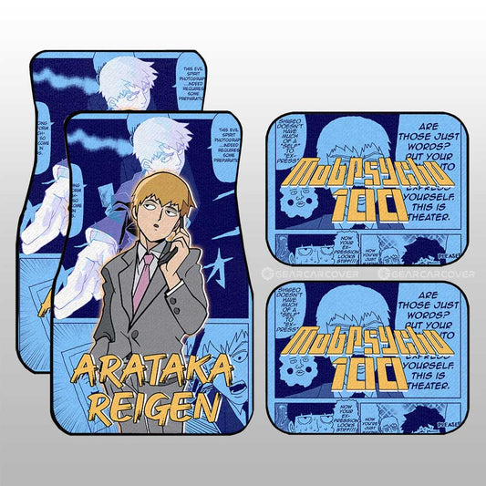 Arataka Reigen Car Floor Mats Custom - Gearcarcover - 1